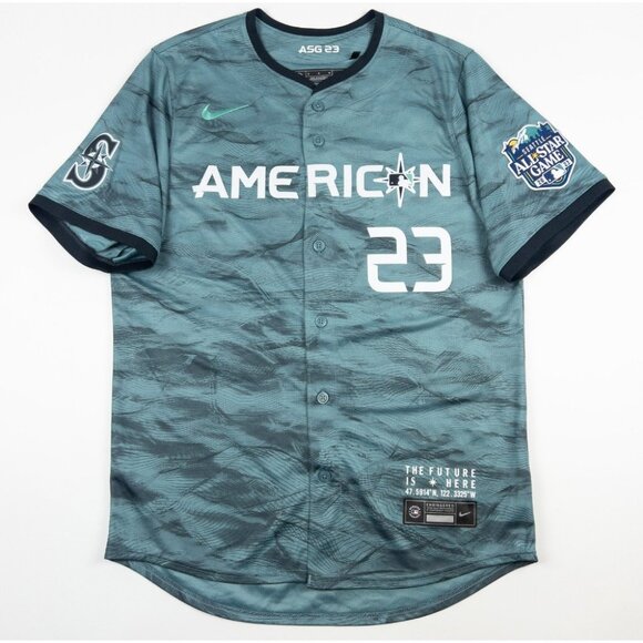 2023 All-Star Game MLB Nike Baseball Jersey Men Medium Seattle Mariners American - Picture 1 of 15
